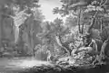 Damon und Musidora (Thomson’s Summer) (gestochen von Johann Friedrich Bause)