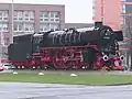01 1063 ausgestellt am Braunschweiger Hauptbahnhof