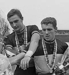 Robert Van Lancker (r.) mit Daniel Goens (1967)