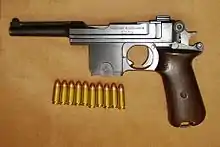 Dänische M1910/21 mit 10 einzelnen Patronen