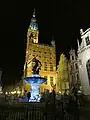 Der Brunnen bei Nacht (Juni 2015)