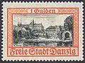 Kloster Oliva (Briefmarke der Freien Stadt Danzig, 1938)