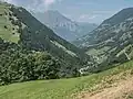 Blick von Spiringen talabwärts