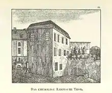 Das ehemalige Rampische Thor um 1830