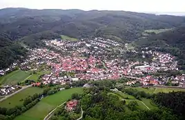 Luftaufnahme Ortsteil Buchenau
