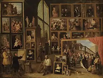 Galerie von Erzherzog Leopold Wilhelm in Brüssel, Staatsgalerie im Neuen Schloss, Schleißheim, nach 1651