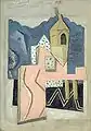 1922: „Steeple and Street“ (Hirshhorn Museum and Sculpture Garden, Washington, DC.)
