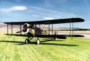 Eine erhaltene DH.4 im US-Luftwaffenmuseum