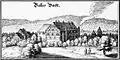 Das Boller Bad im 17. Jahrhundert, Kupferstich von Matthäus Merian