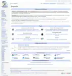 Screenshot der Hauptseite  der deutschsprachigen Ausgabe (2023)
