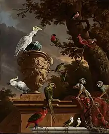 Geflügel von Melchior d’Hondecoeter