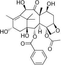 Strukturformel von Deacetylbaccatin