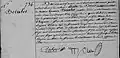 Eintrag seines Todes 9. Mai 1864