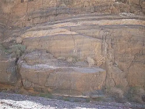 Flache Aufschiebung, Death Valley