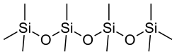Strukturformel von Decamethyltetrasiloxan