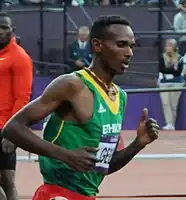 Dejen Gebremeskel, 2011 WM-Dritter über 5000&nbsp;Meter – Rang&nbsp;sechzehn