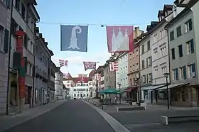 Die «Rue du 23-Juin» im Stadtzentrum