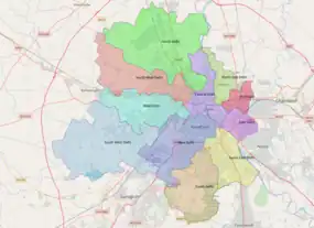 Distrikte in Delhi