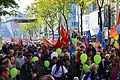 Demonstration auf der Mariahilfer Straße