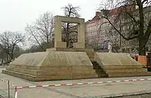Mahnmal für die ermordeten Juden Hannovers an der Georgstraße, Höhe Opernplatz