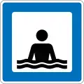 M35: Badebereich im Freien