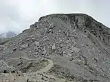 Eselsrücken und italienische Platte von der österreichischen Platte