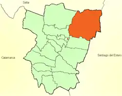 Lage von Burruyacú