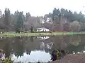 Die Fischerhütte am Fischweiher