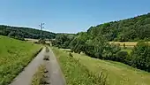 Der Radweg zwischen Lengenrieden und Kupprichhausen