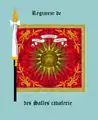 Standarte des Régiment des Salles cavalerie und aller anderen von 1738 bis 1761