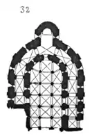 Plan der Krypta
