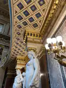 Details des sanierten historischen Sitzungssaals