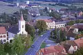 Kath. Kirche und ehem. GH Jany in D. Kaltenbrunn