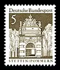 5 Pf. Berliner Tor in Stettin
