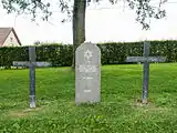 Grabstein für jüdischen Gefallenen