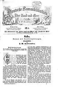 Deutsche Romanbibliothek, 1873, Seite 1.