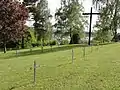 Das Hochkreuz des Friedhofs