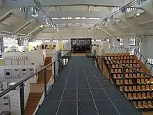Halle III mit Fläche für Sonderausstellungen.