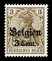 Landespost in Belgien (für das Generalgouvernement Belgien), ab 1. Oktober 1914