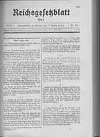 Gesetz zur Wiederherstellung des Berufsbeamtentums (RGBl. 1933 I, S.&nbsp;175)