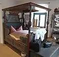 Ehebett aus dem heimatkundlichen Teil des Museums