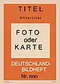Layout 1, z.&nbsp;B. Bildheft Nr. 1