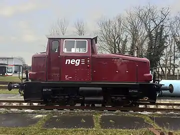Die Lok Deutz KG 230 B  (Baujahr&nbsp;1963) wird ab 2020 zwischen Uetersen und Tornesch eingesetzt