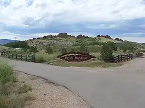 Eingang zum Devil’s Backbone Open Space