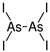 Strukturformel von Diarsentetraiodid