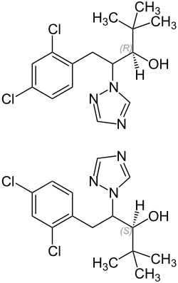 Strukturformel von Diclobutrazol