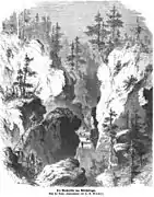 Die Wasserfälle in 1861