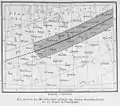 Karte der Sonnenfinsternis 1887