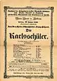 Die Karlsschüler 27. Januar 1866 Aktien-Theater, Heilbronn