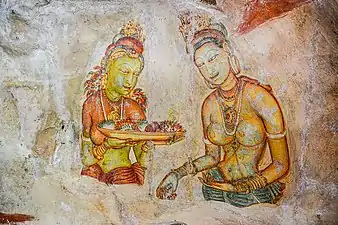 Die Wolkenmädchen von Sigiriya 2014